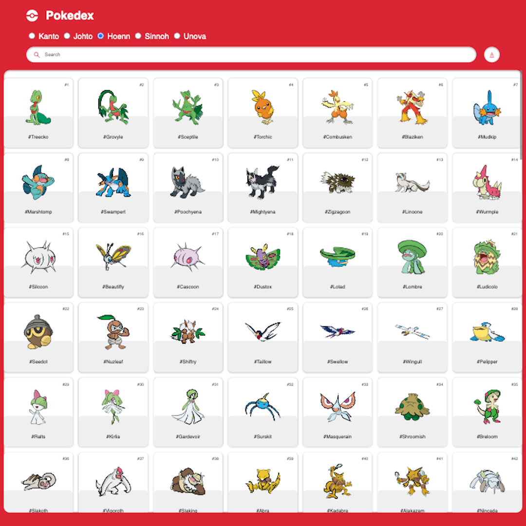 Pokedex Project